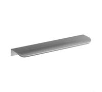 HpLive 1 pieza invisible para tirador de aluminio 80 mm hasta 400 mm, negro, gris, dorado, para armario de cocina, cajón, cómoda, habitación infantil, oficina (150 mm gris)