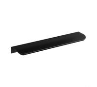 HpLive 1 pieza invisible para tirador de aluminio de 80 mm hasta 400 mm, negro, gris y dorado, para armario de cocina, cajón, cómoda, habitación infantil, oficina (200 mm, negro)