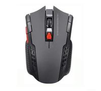HpLive 1 ratón para videojuegos, profesional, 2,4 G, 6 botones, inalámbrico, color plateado