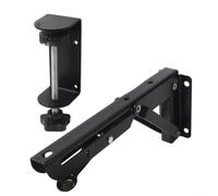 HpLive 1 soporte extensible para escritorio y bandeja para teclado, material robusto, abrazadera ajustable para mesas gruesas, ergonómico (grande)