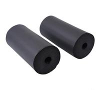 HpLive 2 almohadillas de espuma para pies para extensión de piernas para banco de pesas, repuesto de rodillo de espuma para máquina de ejercicio de gimnasio en casa (170 mm)