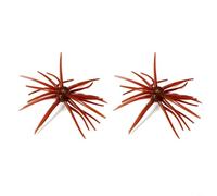 HpLive 2 cebos artificiales de erizos de mar, 6 cm, 1,7 g, de TPR, con tentáculos flexibles, flotantes y resistentes a las mordeduras, adecuado para la pesca de perca en agua dulce y salada