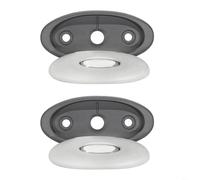 HpLive 2472-826 Inserto De Almohada Ovalada Con Soporte De La Espalda Y Superficie Con Textura Para Bañeras De La Serie J-300 2007-2013 Incluyendo(2pcs)