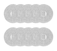 HpLive 4/10 paños de microfibra lavables para robot aspirador Xiaomi S40 Pro / OV71GL, almohadillas de repuesto reutilizables (10 unidades)