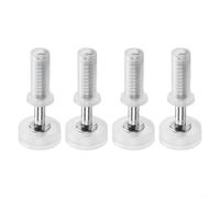 HpLive 4 ruedas para puerta plegable superior, bisagras pivote superior de nailon y metal, resistentes al óxido y duraderas, para armarios, lavaderos (A)