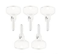 HpLive 5 llaves para manijas de ventana Hoppe con código 1323, herramienta de bloqueo de puerta de ventana de UPVC, aleación resistente, color plateado