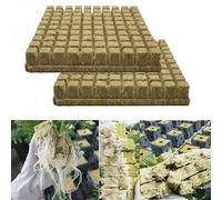 HpLive 50/100 cubos de cultivo hidropónico, bloques de sustrato de cultivo sin suelo, cubos de iniciación de cultivo, propagación de plantas, fuerte absorción de agua y buen drenaje para un