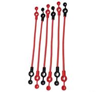 HpLive 6 cables de batería de cobre flexibles aislados de PVC, resistentes al calor, para altavoces de moto, varios tamaños, cable de conexión (6 cuadrados de 20 cm)