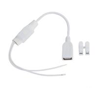 HpLive AC 220V to DC 5V USB Adapter Anschluss Transformator Netzteil für Kameraüberwachung, Weiß