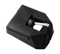 HpLive Aguja de repuesto VMN95E para Audio-Technica para tocadiscos AT-LP120X, para serie VM95, punta elíptica, portaagujas de aluminio (negro)