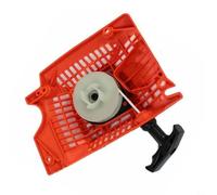 HpLive Arrancador de retroceso, conjunto de piezas de arranque de retroceso para motosierra para motosierra 4500 5200 5800 45cc 52cc 58c, rojo