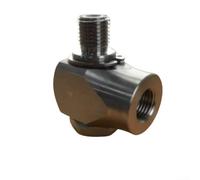 HpLive Articulación giratoria de 360° SW90 de acero inoxidable 304 para limpiador de alta presión brazo de lavado de coche, compatible con conexiones de 1/4 y 3/8 pulgadas, hasta 4050 PSI (G3/8)