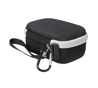 HpLive Bolsa de almacenamiento EVA para altavoces JBL GO5, funda resistente a los golpes con cremallera para viajes y uso diario, bolsa compacta en negro, ajuste perfecto para altavoces JBL GO5 (negro