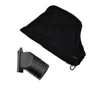 HpLive Bolsa de polvo negra y salida de aire para sierra ingletadora modelo 255, piezas de lijadora de correa, bolsa de cubierta antipolvo con cremallera y soporte de alambre, accesorios de repuesto