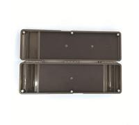 HpLive Caja de señuelos de pesca de ABS con 10 agujas y inserto EVA para pesca de carpa, cierre magnético y regla, estuche resistente para guardar accesorios, verde oscuro