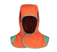 HpLive Capucha de protección contra incendios para soldador, cubierta protectora de soldador, transpirable, tapa de soldador ignífuga (naranja)