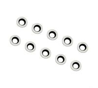 HpLive Cinceles de torneado de madera Ci5 de 8,9 mm, insertos redondos de carburo para herramientas de torneado de madera, indexables, 10 unidades