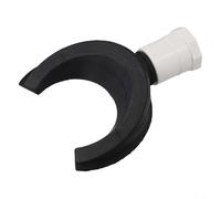 HpLive Colector de agua de lluvia de 110 mm de plástico negro con inserto de filtro estable, para una rápida recogida y almacenamiento de agua de lluvia, adecuado