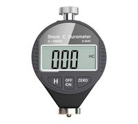 HpLive Comprobador de dureza digital Shore portátil, pantalla LCD para caucho, herramienta precisa para pruebas de materiales con precisión de 0,5 HA y chip ES, 3 sondas tipo A/C/D (C)