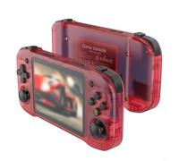 HpLive Consola de juegos retro R46H con pantalla HD IPS de 4,5 pulgadas, código abierto para Linux, carcasa compacta de ABS de 20 x 10 x 3 cm, compatible con juegos retro clásicos (R46H-64G rojo)