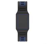 HpLive Correa deportiva de silicona suave y cómoda para reloj Amazfit Helio-Strap Watch, cómoda y ligera, correa deportiva (azul)