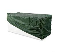 HpLive Cubierta antipolvo para caja de jardín, caja de almacenamiento, funda impermeable con cremallera, tejido Oxford 210D impermeable, sistema de cordón resistente al viento, robusto (verde L)