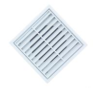 HpLive Cubierta de ventilación ABS con láminas para cocina, baño, oficina, deflector de lluvia y protección contra insectos, montaje en pared y techo, compatible con sistemas de escape de 4/5/6/8