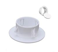 HpLive Cubierta decorativa para agujeros de pared de 40 a 100 mm, tapón de plástico para cubrir muebles, gabinete de cocina, estante de botón, armario, estantería, armario (50 mm)