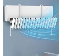 HpLive Deflectores de aire acondicionado, deflector de flujo de aire ajustable, montaje en pared, salida de aire anti-directa con altura ajustable