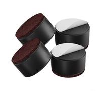 HpLive Elevador de muebles, 4 unidades, elevador de cama ajustable, de acero al carbono, patas redondas para muebles, altura ajustable