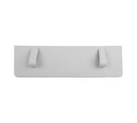 HpLive Extensión de parasol para coche, antideslumbrante, longitud ajustable y doble cierre a presión, de PVC de alta calidad, compatible con vehículos universales (gris)