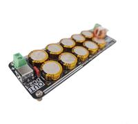 HpLive Filtro de corriente supercondensador con soporte de corriente de 10 A para audio, rango de voltaje de 5 V a 48 V, capacidad de 150000uF con protección TVS y GDT