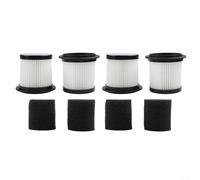 HpLive Filtro de repuesto HEPA para aspiradora inalámbrica Bieiao, MHRMHR KP1108, AIRDIYA P1/VG3 y Ealken, H13 filtro de alto rendimiento con esponja (4 unidades)