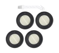 HpLive Filtro HEPA de repuesto para aspiradora SunSare X7A-US y para Fieety para aspiradora de mano V7 con cepillo de limpieza para filtración de polvo (4 unidades)