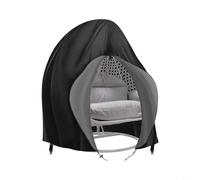 HpLive Funda doble para silla colgante, funda protectora para muebles de jardín, funda para silla de huevos, para exteriores, impermeable y resistente al polvo, con cremallera, incluye bolsa de