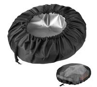 HpLive Funda Oxford 600D para robot cortacésped automático, resistente al agua y a los rayos UV, 113 x 100 cm, protección para todo tipo de climas, color negro