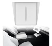 HpLive Funda protectora de silicona para consola central de Tesla Model Y Juniper 2025, antideslizante, resistente a los arañazos (blanco)