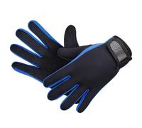 HpLive Guantes de buceo, guantes de neopreno para hombre y mujer, guantes de neopreno aislados térmicamente con revestimiento antideslizante para buceo (M azul)