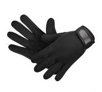 HpLive Guantes de buceo, guantes de neopreno para hombre y mujer, guantes de neopreno aislados térmicamente con revestimiento antideslizante para buceo (S negro)