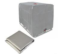 HpLive IBC - Funda protectora para depósito de agua (1000 L, resistente al agua, 120 x 100 x 116 cm), color gris