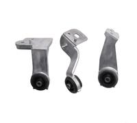 HpLive Juego de 3 soportes para intercooler, parte superior inferior central de metal plateado, para 3008 2016, para 308 II 2013-2021, 5008 II 2016