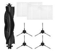 HpLive Juego de accesorios con cepillo principal, 2 filtros y 4 cepillos laterales para Airzeen R7, para J10 y para aspiradora robótica Laresar P10, materiales duraderos