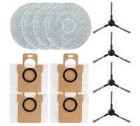 HpLive Juego de accesorios de repuesto para fregona y bolsa de polvo, cepillo lateral para JONR para P20 Pro, accesorios de repuesto (A)