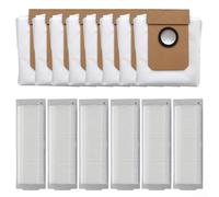 HpLive Juego de filtros de repuesto para aspiradora Conga 13090 Spin Revol Home/para Conga 13090 Spin Revol Home&Wash, 6 filtros y 8 bolsas para el polvo