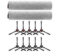 HpLive Juego de repuesto de cepillo principal y cepillos laterales para Eufy para robot aspirador Omni E25/E28, construcción duradera de plástico de nailon (B)