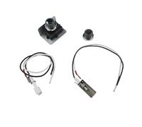 HpLive Kit de encendido, encendedor piezoeléctrico, pieza de repuesto para parrilla de gas, para WEBER para Spirit y para Genesis 300, para modelos 2007-2012, con botón de arranque verde, fácil
