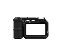HpLive Kit de fotografía callejera de aleación de aluminio para DJI Osmo Action 6 con marco de metal y asa, para fotografía y vídeo al aire libre estable (negro)