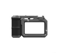 HpLive Kit de fotografía callejera de aleación de aluminio para DJI Osmo Action 6 con marco de metal y asa, para fotografía y vídeo al aire libre estable (gris)