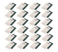 HpLive, Klemmhalter für Klemmfix Rollo,24 Stück Klemmhalter Lang Klebehalter kurz für Klemmfix Rollo ohne Bohren selbstklebend Fensterbefestigung