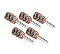 HpLive Lijadora de láminas de 15 mm, 5 unidades, de acero inoxidable 80, para trabajos de metal, madera, desbarbado, taller, pulido